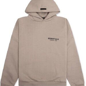 FEAR OF GOD ESSENTIALS OVERSIZE DESERT SAND HOODIE